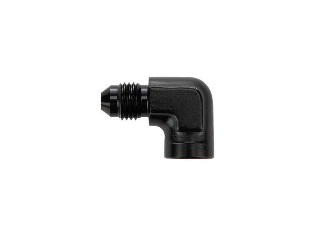Adapter Fitting Aluminum 4AN to 1/8 NPT 90 Deg