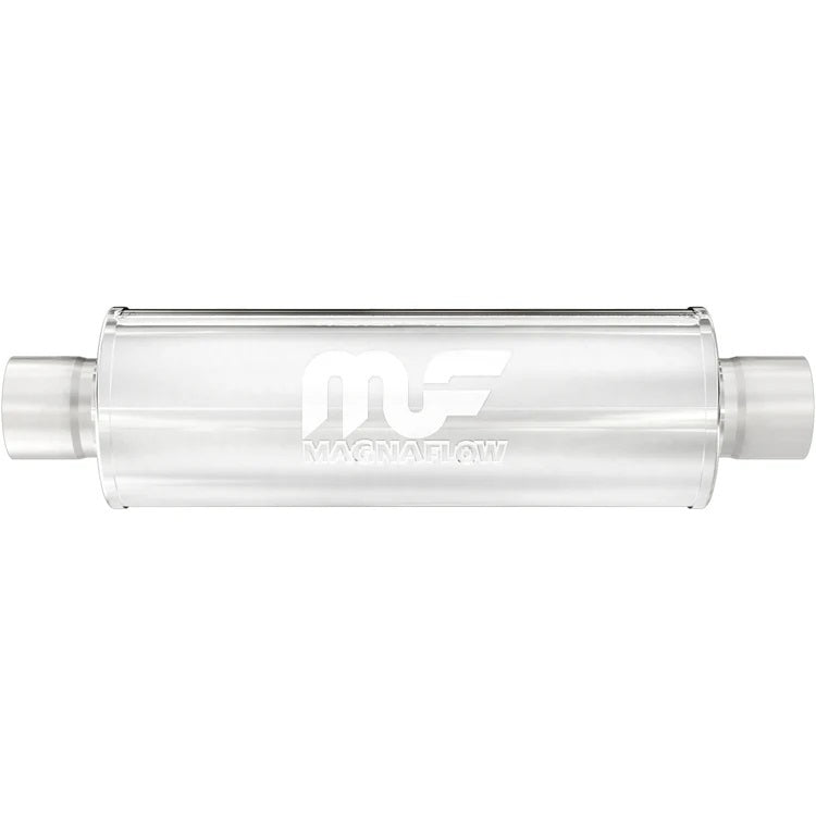 4in Round Muffler 2in In/Out