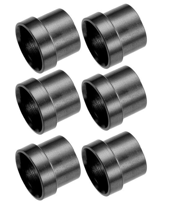 4an Alm Tube Sleeves 6pk Black