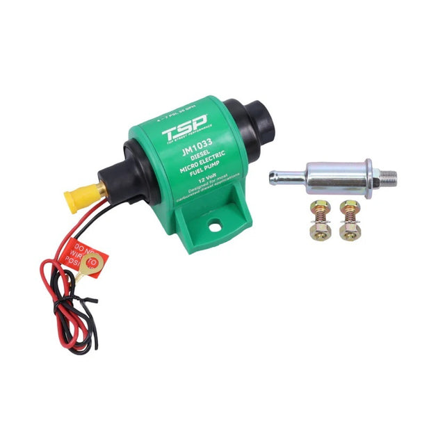 Micro Electric Fuel Pump w/Filter 35GPH 4-7psi