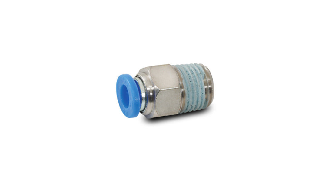 Male Straight Push Lock 1/16in NPT to 1/4in Tube