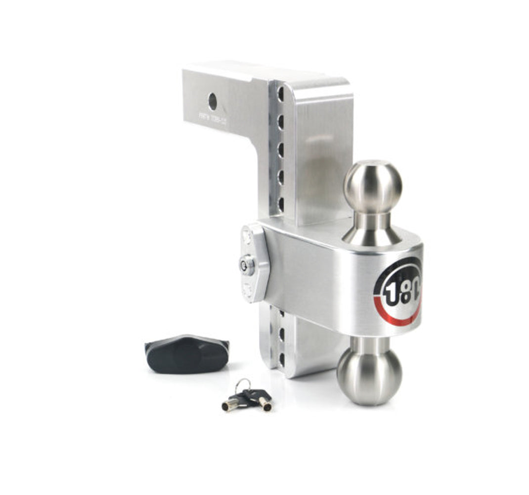 Turnover Ball  8in Drop Hitch w/ 2.5in Shank